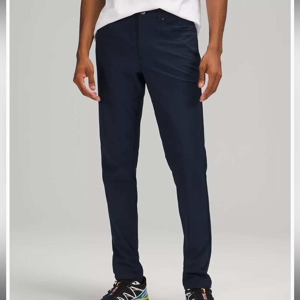 Lululemon Men’s ABC Slim-Fit 5 Pocket Pant 25”L Warpstreme - Picture 7 of 11